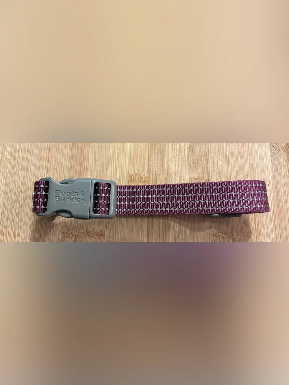 Boots & Barkley dog collar, purple, L